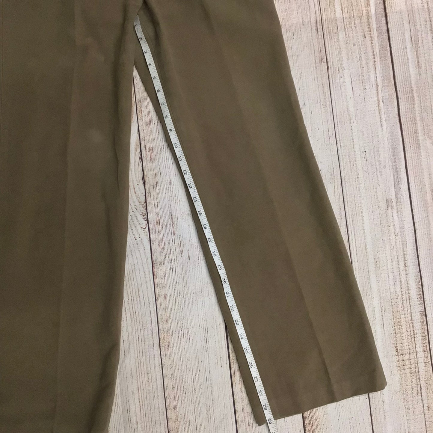 FCUK Formal Light Brown Sand 100% Cotton Trousers Size W30