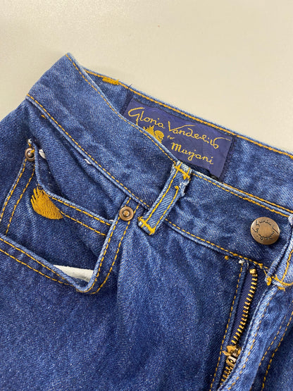 Gloria Vanderbilt for Murjani Vintage Blue Slim Mom Jeans Small