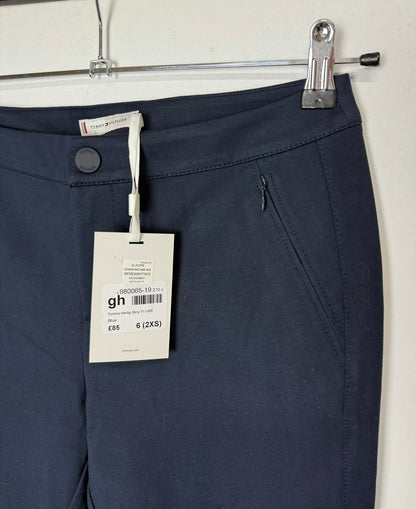 BNWT Tommy Hilfiger Blue Heritage Skinny Trousers Size 6