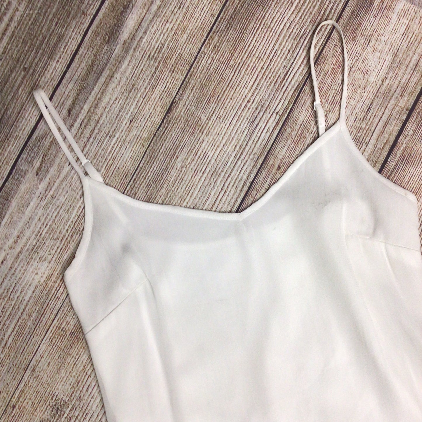 AllSaints White Reha Ebony Dress (Slip Only) Size S