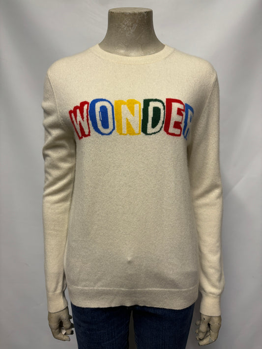 Chinti & Parker Cream and Multicoloured Wonder Jumper Small