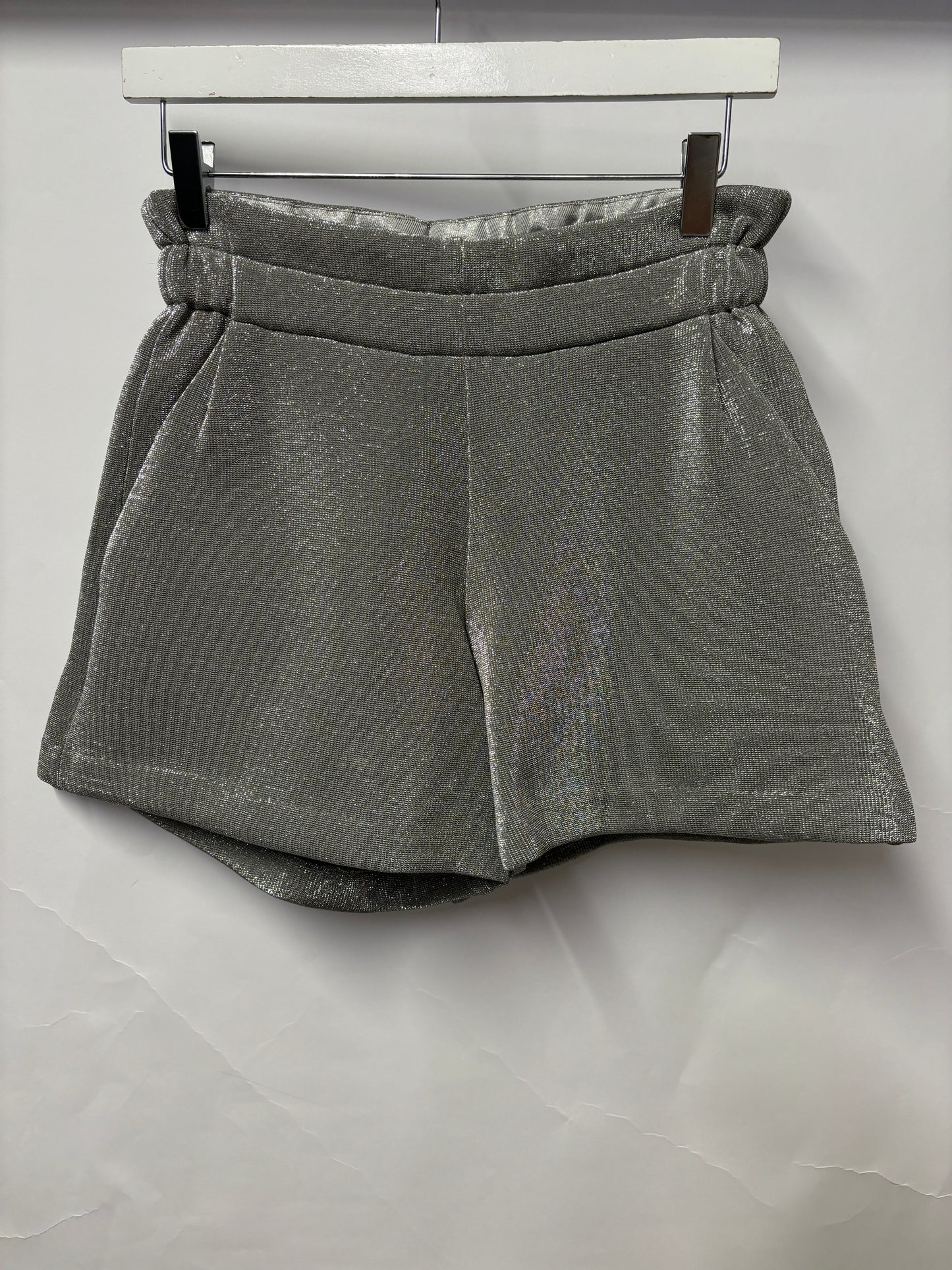 Fendi Silver Jersey Shorts Age 12