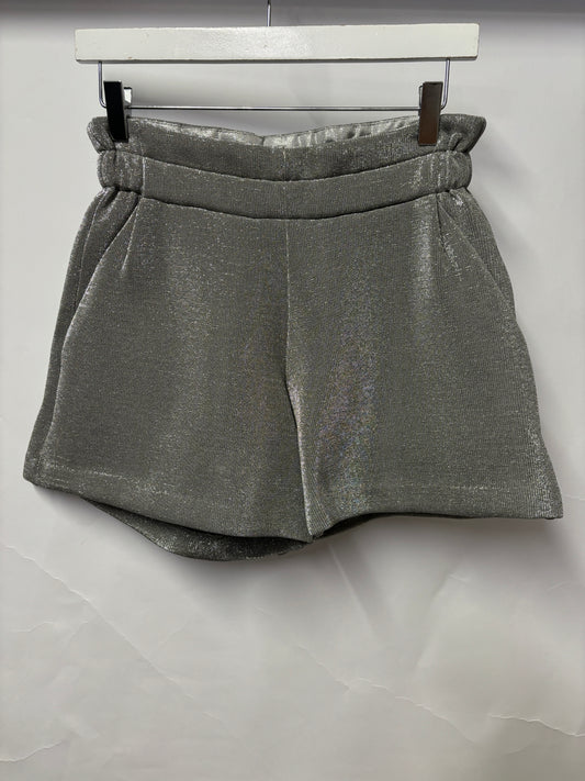 Fendi Silver Jersey Shorts Age 12