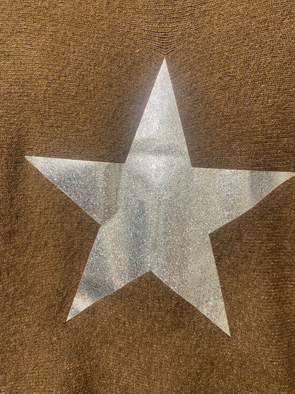 SuDar BaBe Brown Batwing Star Jumper BNWT