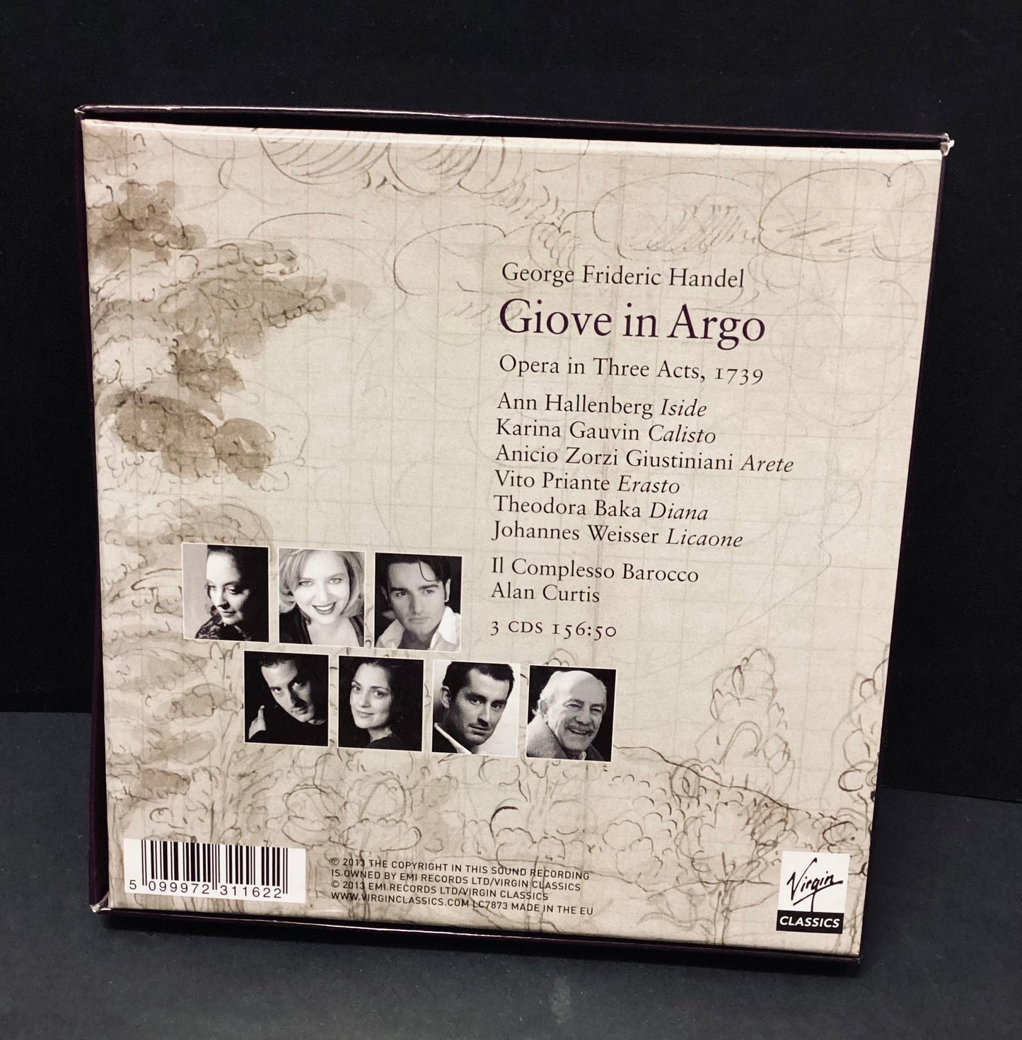 Handel - Giove in Argo, Il Complesso Barocco, Alan Curtis 3xCD