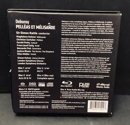 Debussy - Pelleas Et Melisande, London Symphony Orchestra, Sir Simon Rattle 4xCD