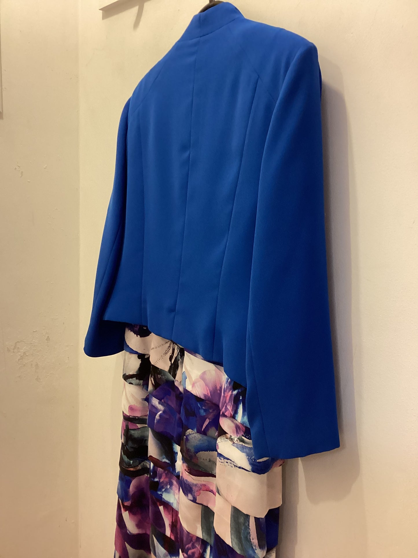 Condici Blue Mother of the Bride Outfit - Dress, Jacket & Fascinator