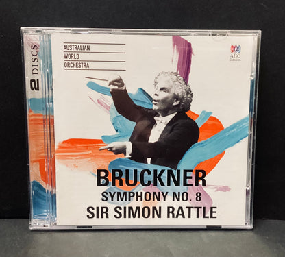 Bruckner - Symphony No 8, Australian World Orchestra, Sir Simon Rattle 2xCD