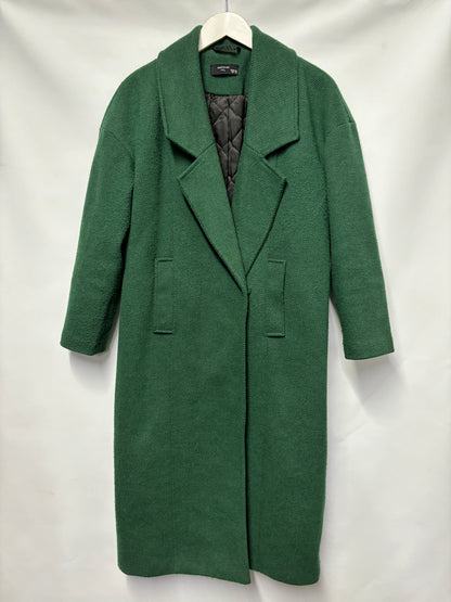 Reserved Green Ribbed Overcoat 10