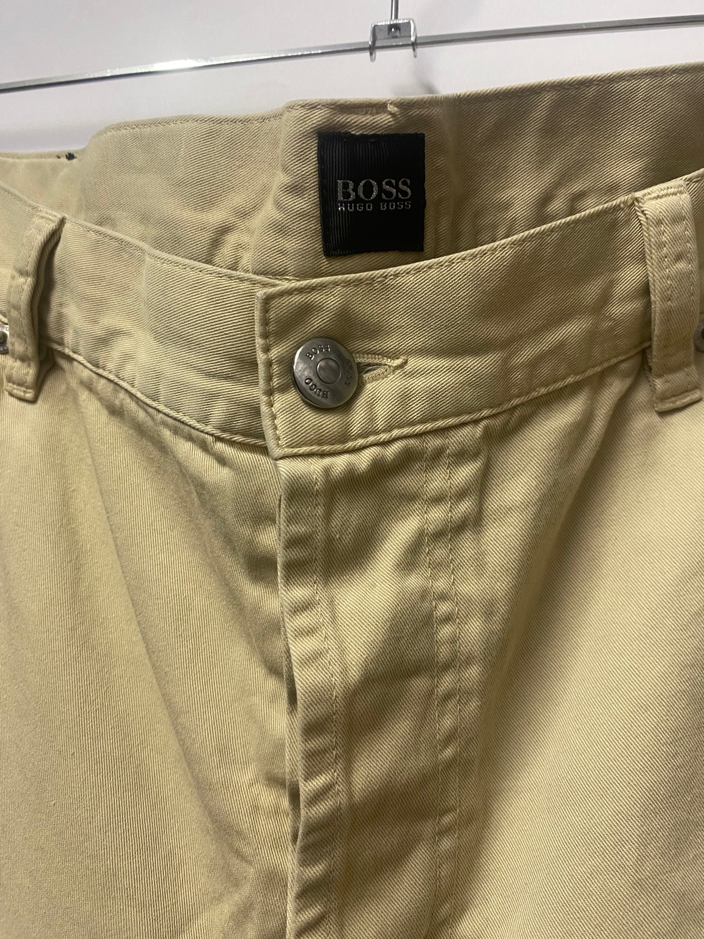 Hugo Boss Beige Cotton Chino 42x34