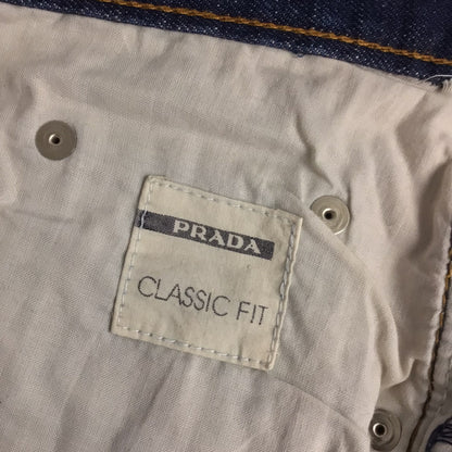 Prada Dark Blue Classic Fit 100% Cotton Jeans 0120-559-914 Size W38