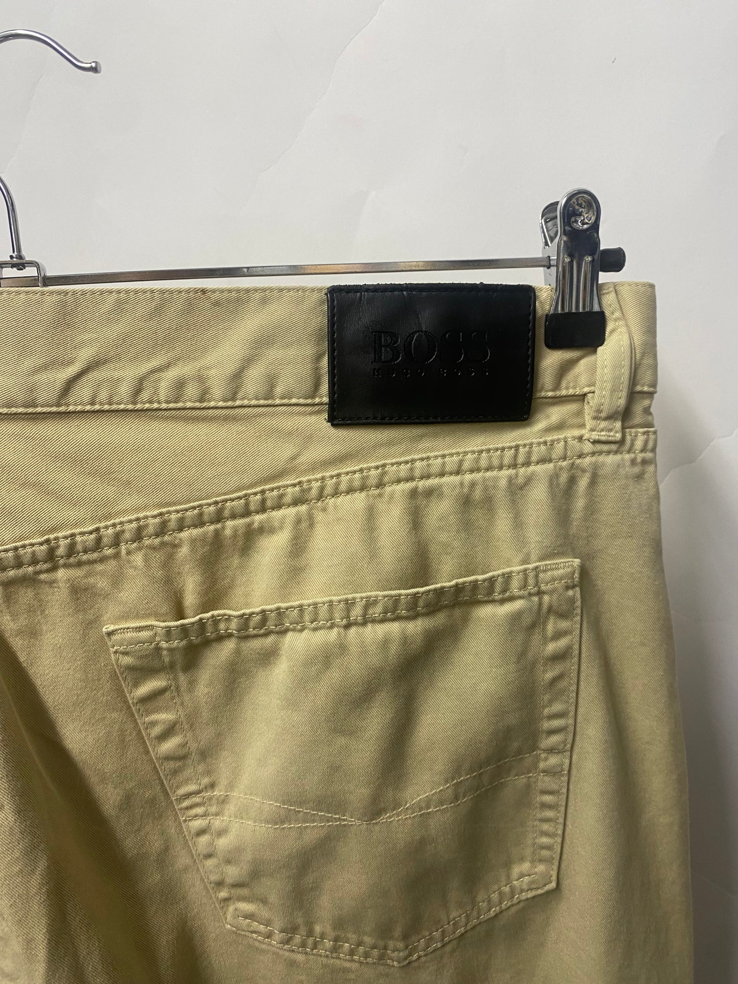 Hugo Boss Beige Cotton Chino 42x34