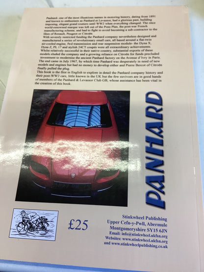 Panhard The Flat Twin Cars 1945-1967 and Their Origins David Beare
