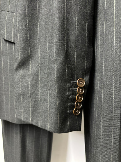 Paul Smith Grey Pinstripe Wool Trouser Suit 38R