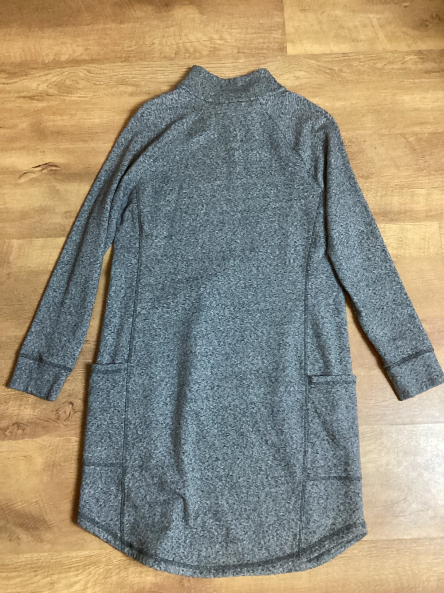 T by Talbots Grey Cotton Dress Size M
