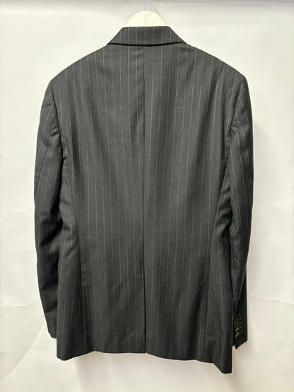 Paul Smith Grey Pinstripe Wool Trouser Suit 38R