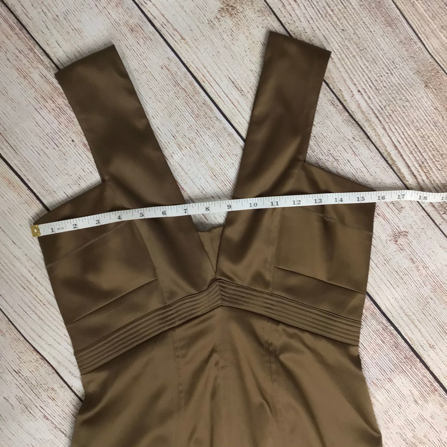 Roberto Cavalli Bronze Midi Dress Size 14 (EU 42)