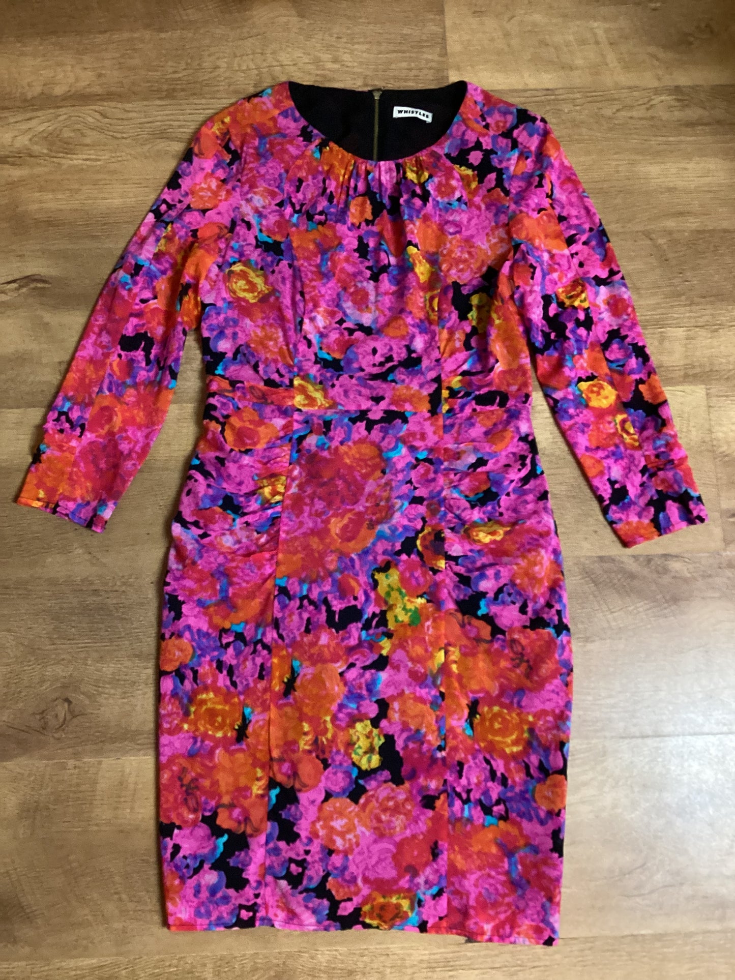 Whistles Silk Floral Dress Size 12