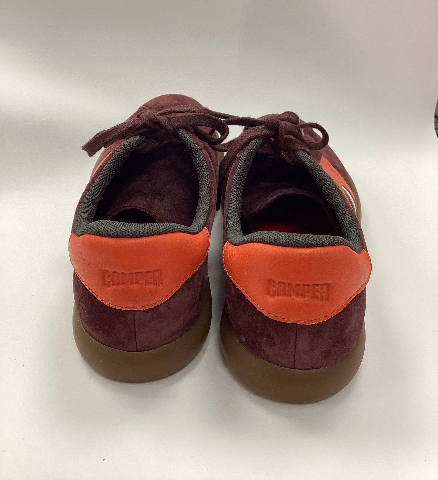 Camper Burgundy Suede Trainers UK 6.5