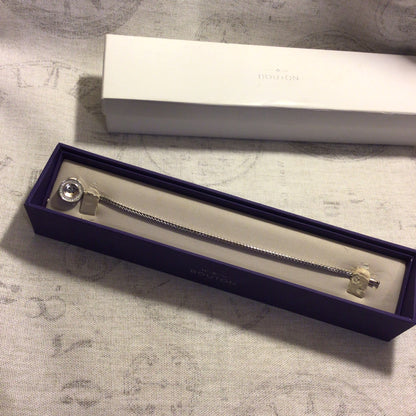 Bouton Silver 925 Button Bracelet w/Box