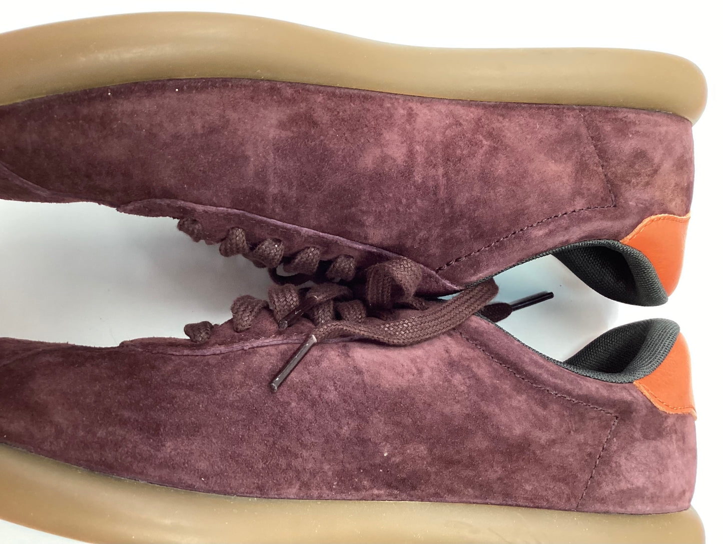 Camper Burgundy Suede Trainers UK 6.5