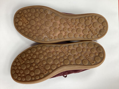 Camper Burgundy Suede Trainers UK 6.5