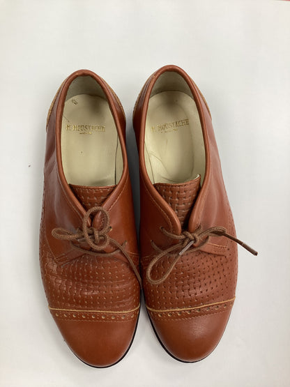 M. Moustache Brown Leather Lace Up Shoes UK4.5