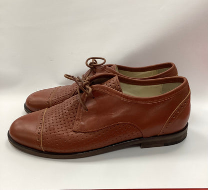 M. Moustache Brown Leather Lace Up Shoes UK4.5