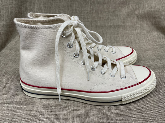 New Converse Classic Chuck Taylor 70 Vintage Canvas High-Top Cream Trainers 8.5