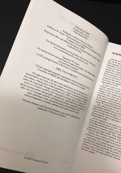 Civil Procedure and Practice by Charles Hennessy, Thomson Reuters 2018