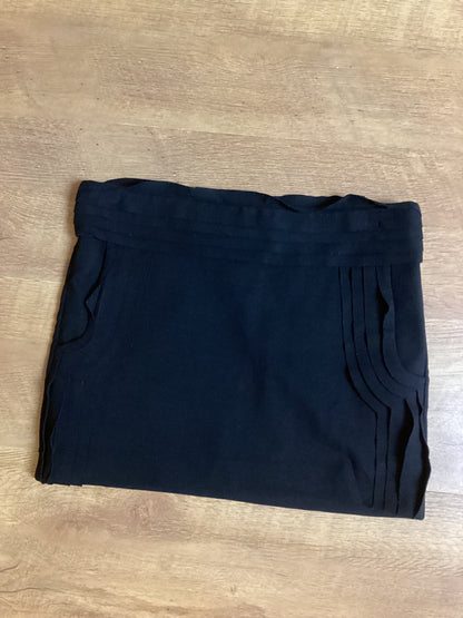 Diane von Furstenberg Black Mini Skirt with Pockets Size 2