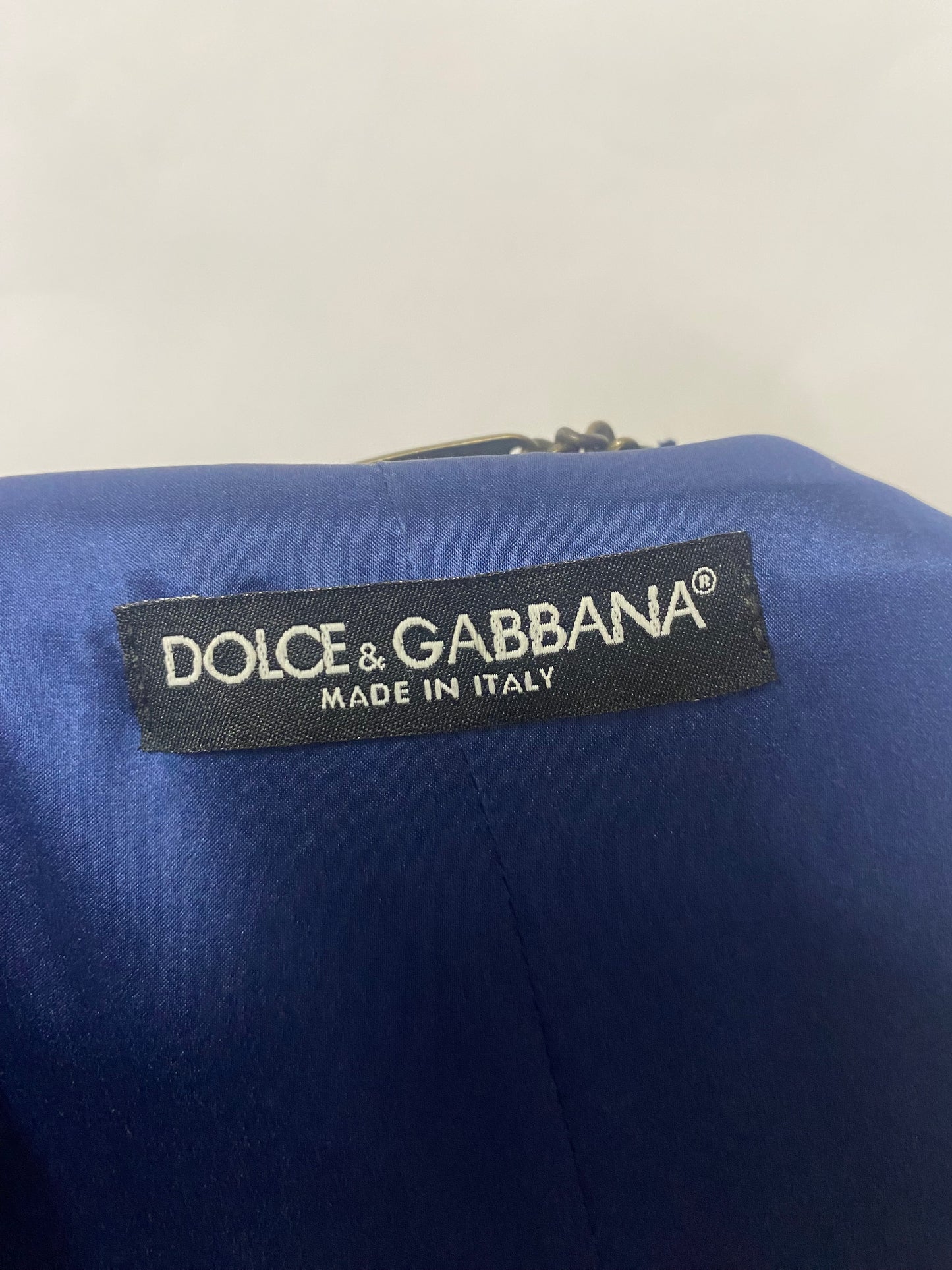 Dolce and Gabbana Black Wool Double Breasted Waistcoat 42/10