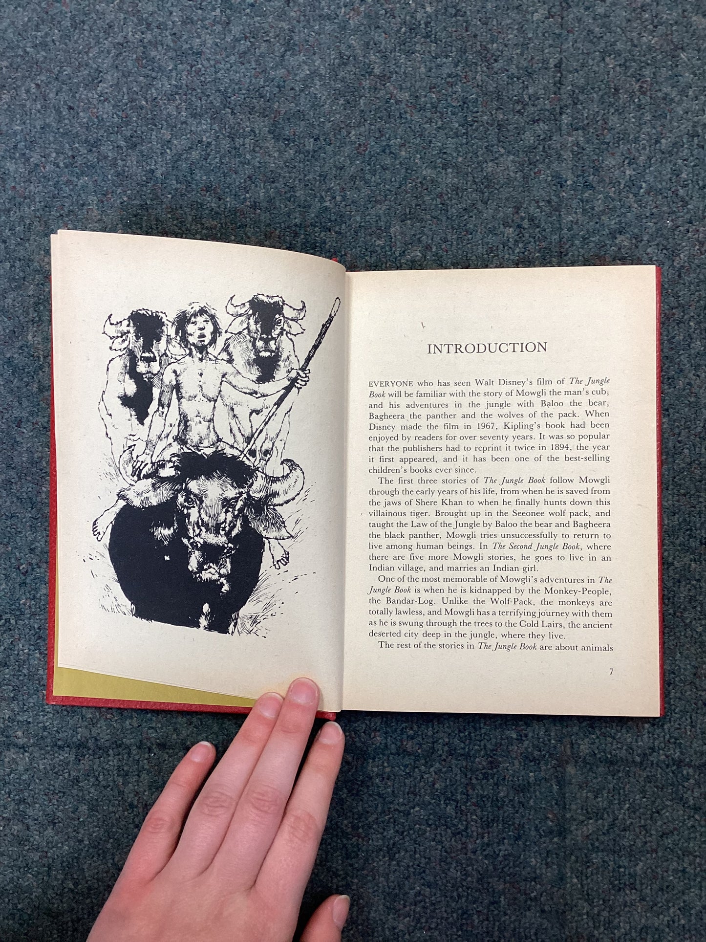 Jungle Book, Rudyard Kipling, Hardback De Luxe Classics, 1987