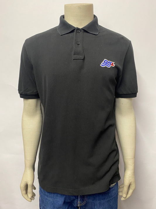 Diesel DSL Black Short Sleeve Polo Shirt