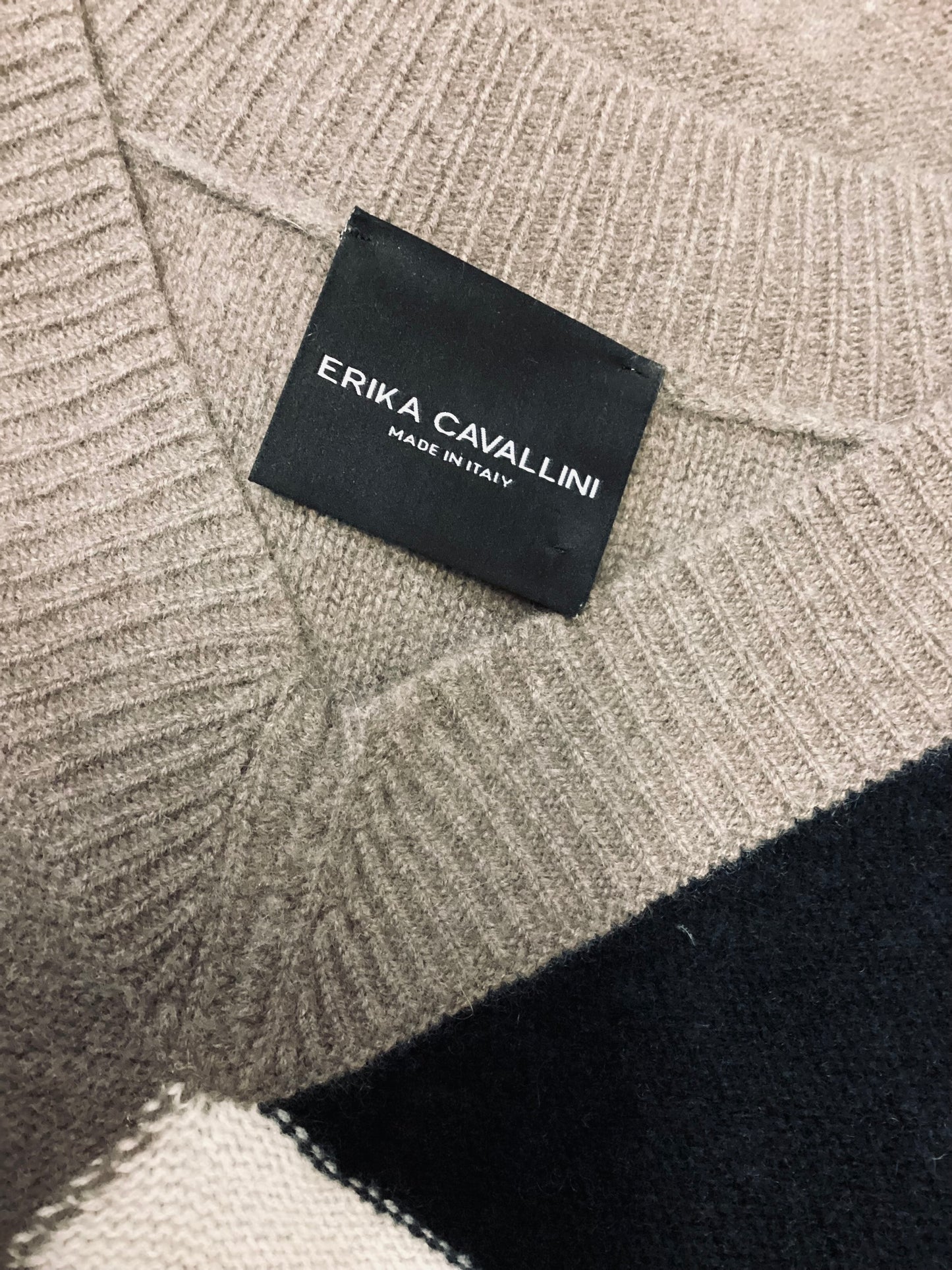 Erika Cavallini Multicolour Cashmere and Merino Wool Jumper