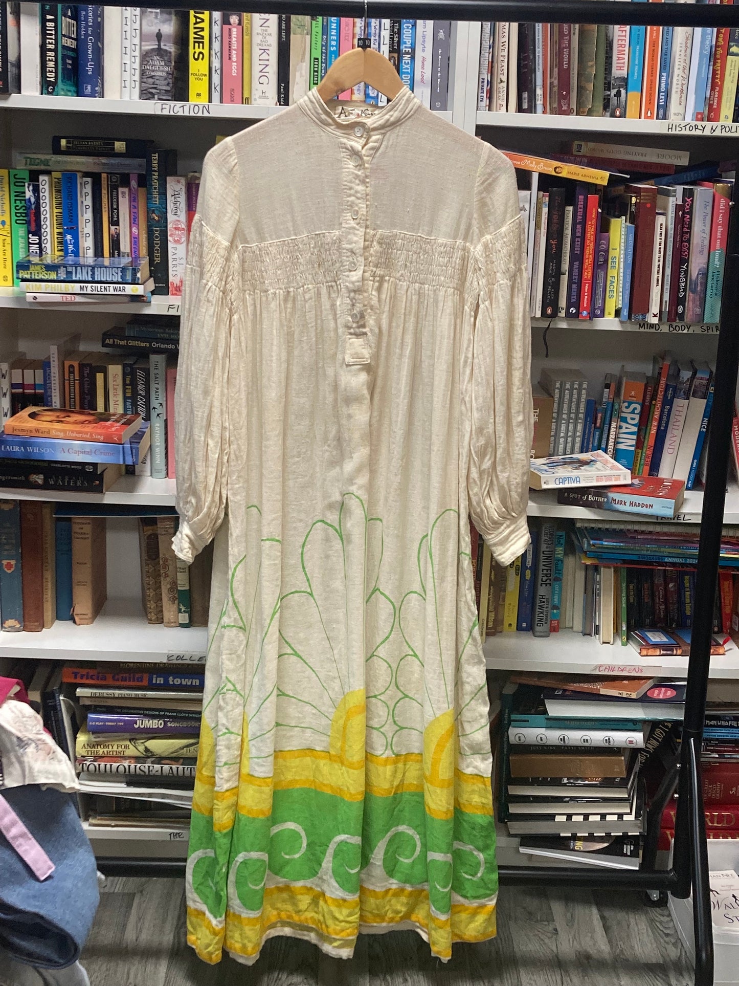 Vintage Annacat Flower Power Maxi Dress Size 10