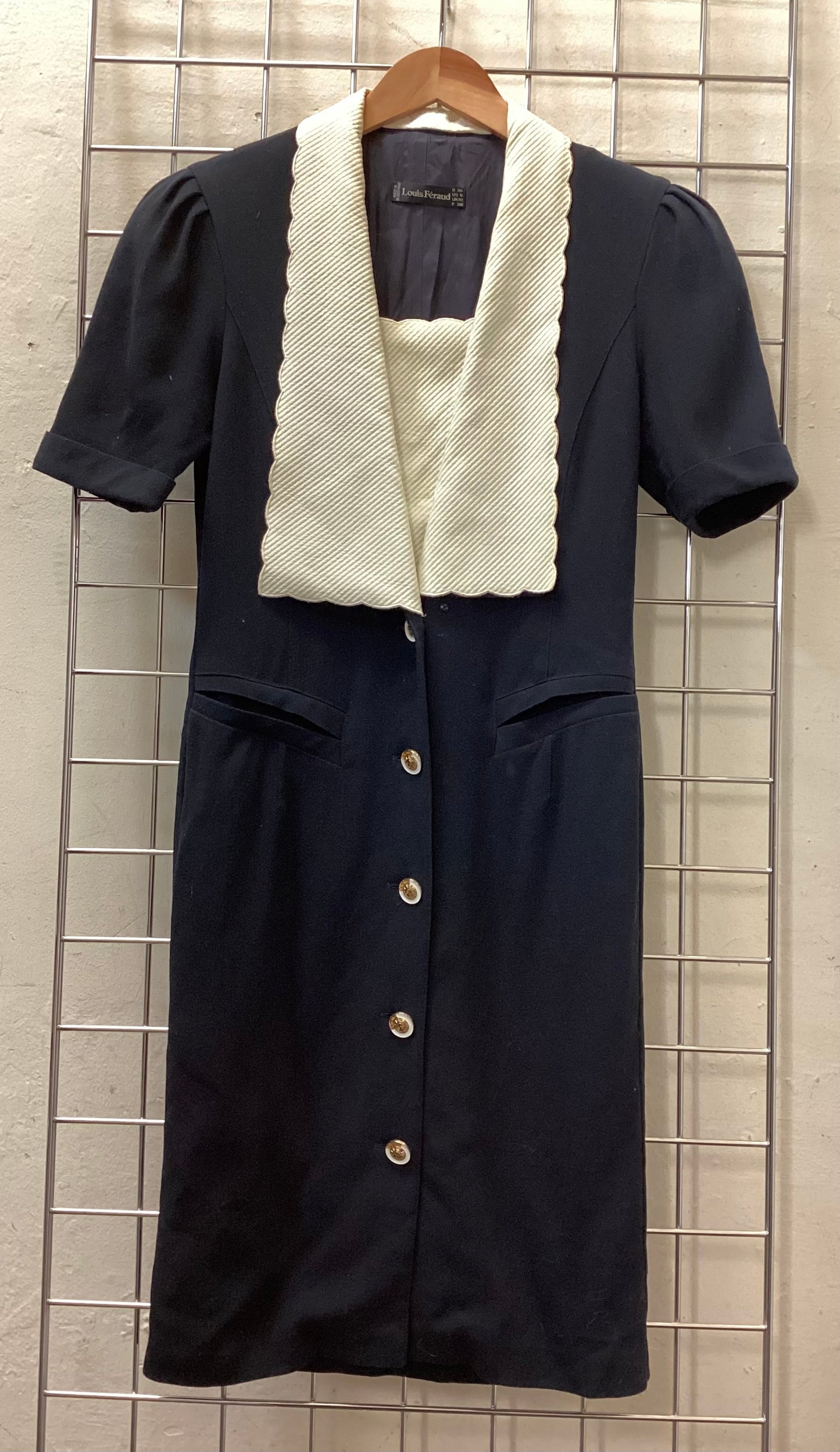 Louis Feraud Vintage Navy Dress size 10