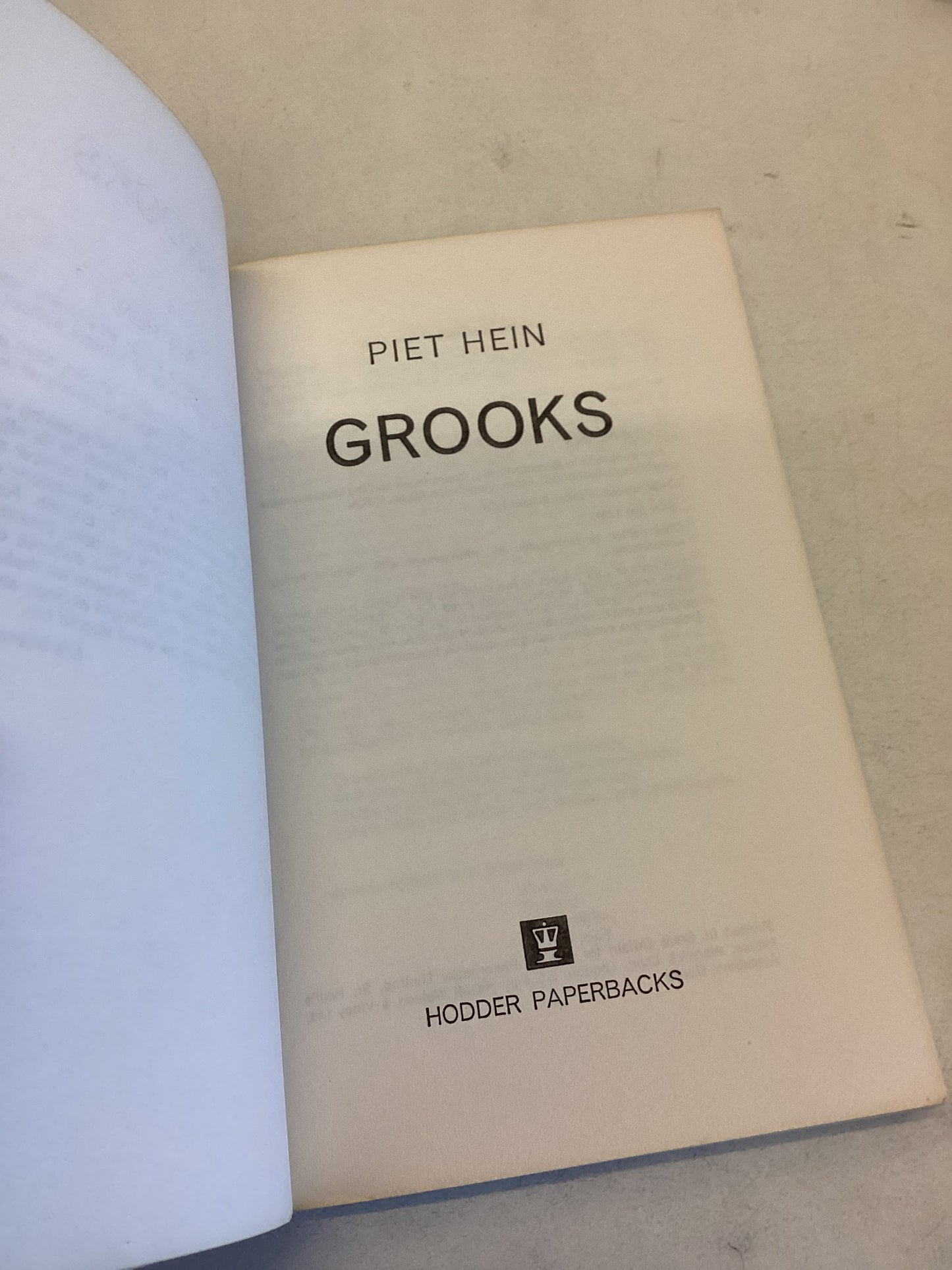 Grooks Piet  Hein