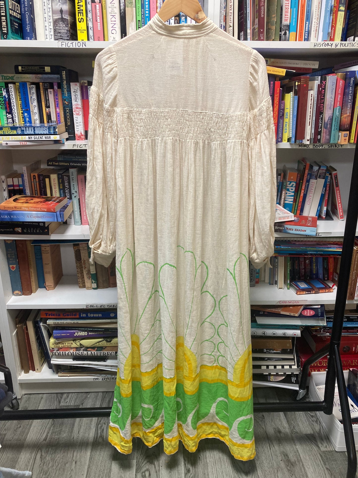 Vintage Annacat Flower Power Maxi Dress Size 10