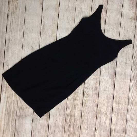 Jigsaw Black Sleeveless Dress 90% Wool Size 12