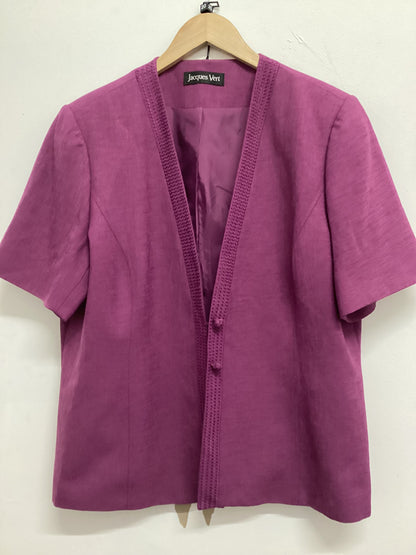 Jacques Vert Purple Two Piece Ladies Suit size 20