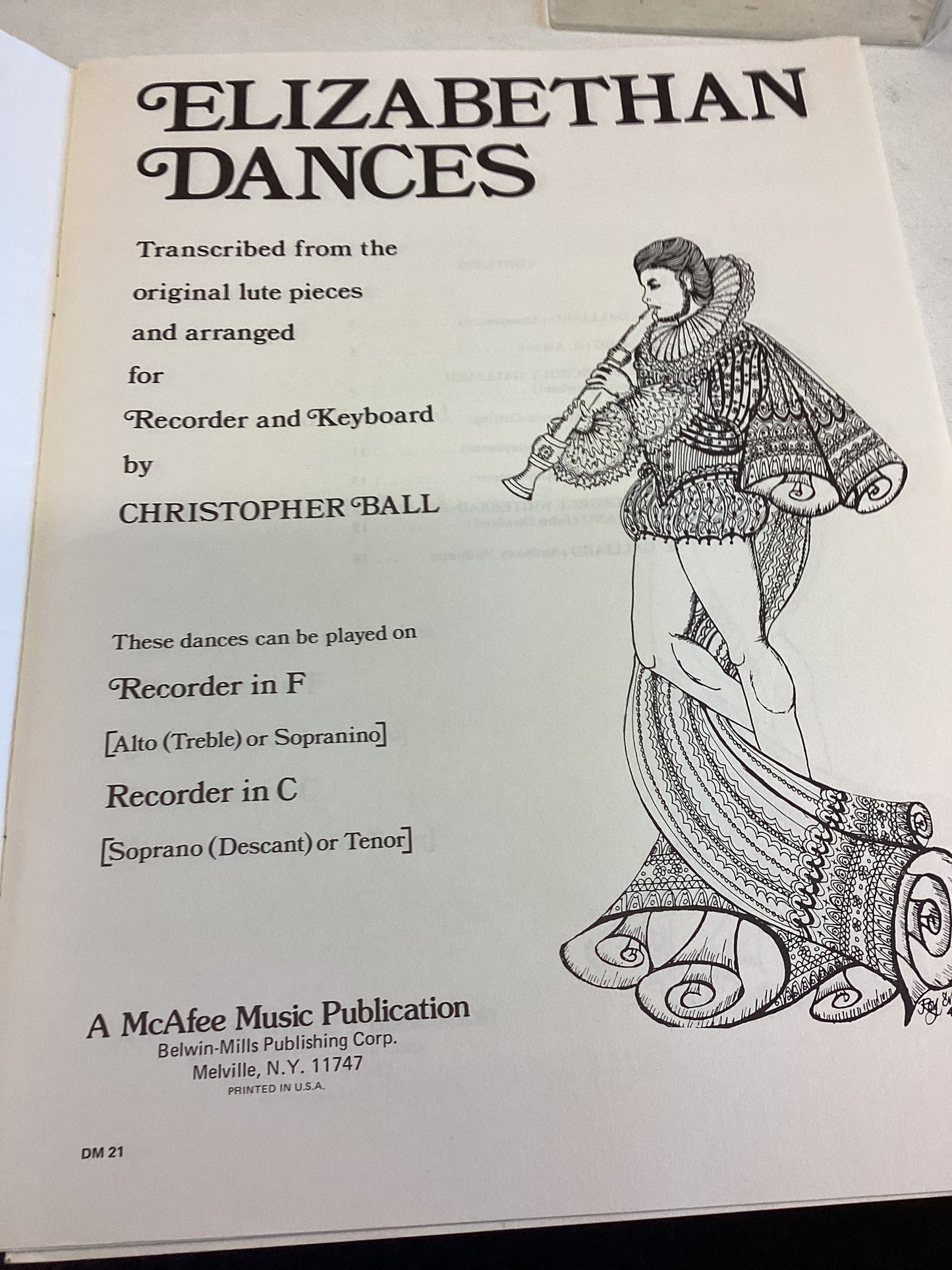Elizabethan Dances Christopher Ball