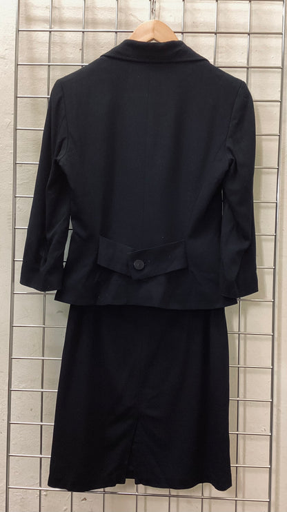 Dolce & Gabbana Black Blazer and Skirt Suit Set size XS