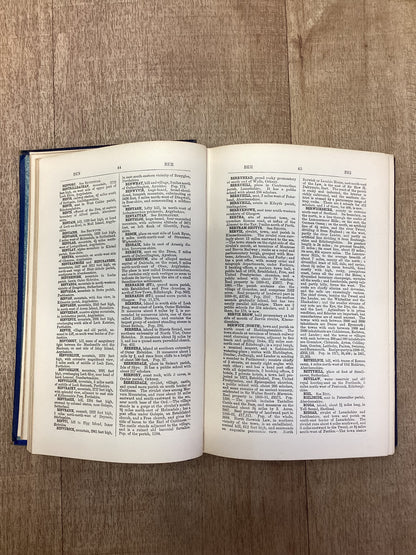 The Gazetteer of Scotland, John M. Wilson, W. & A. K. Johnston, Hardback, 1882