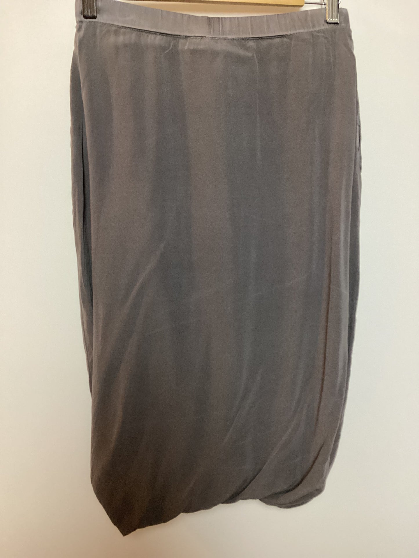 Kristensen du Nord Stretch Silk Grey Skirt Size 1 (S)