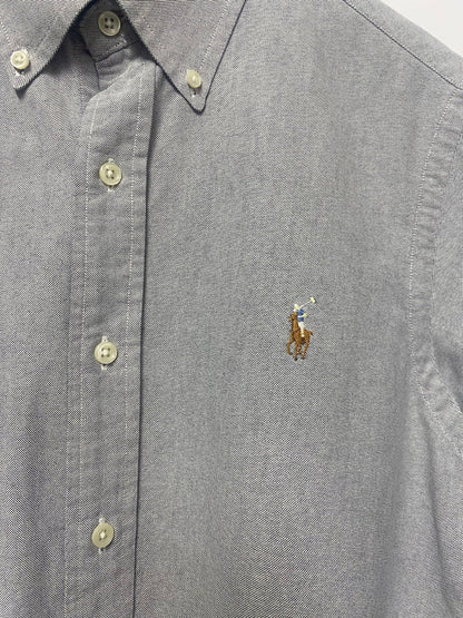 Ralph Lauren Grey Cotton Fitted Shirt Small