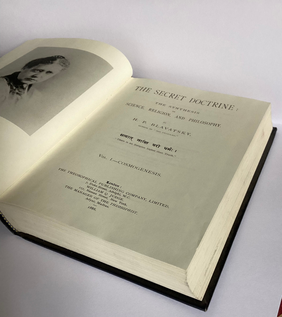 The Secret Doctrine: The Synthesis of Science, Religion, and Philosophy Volume 1 and Volume 2. H. P. Blavatsky