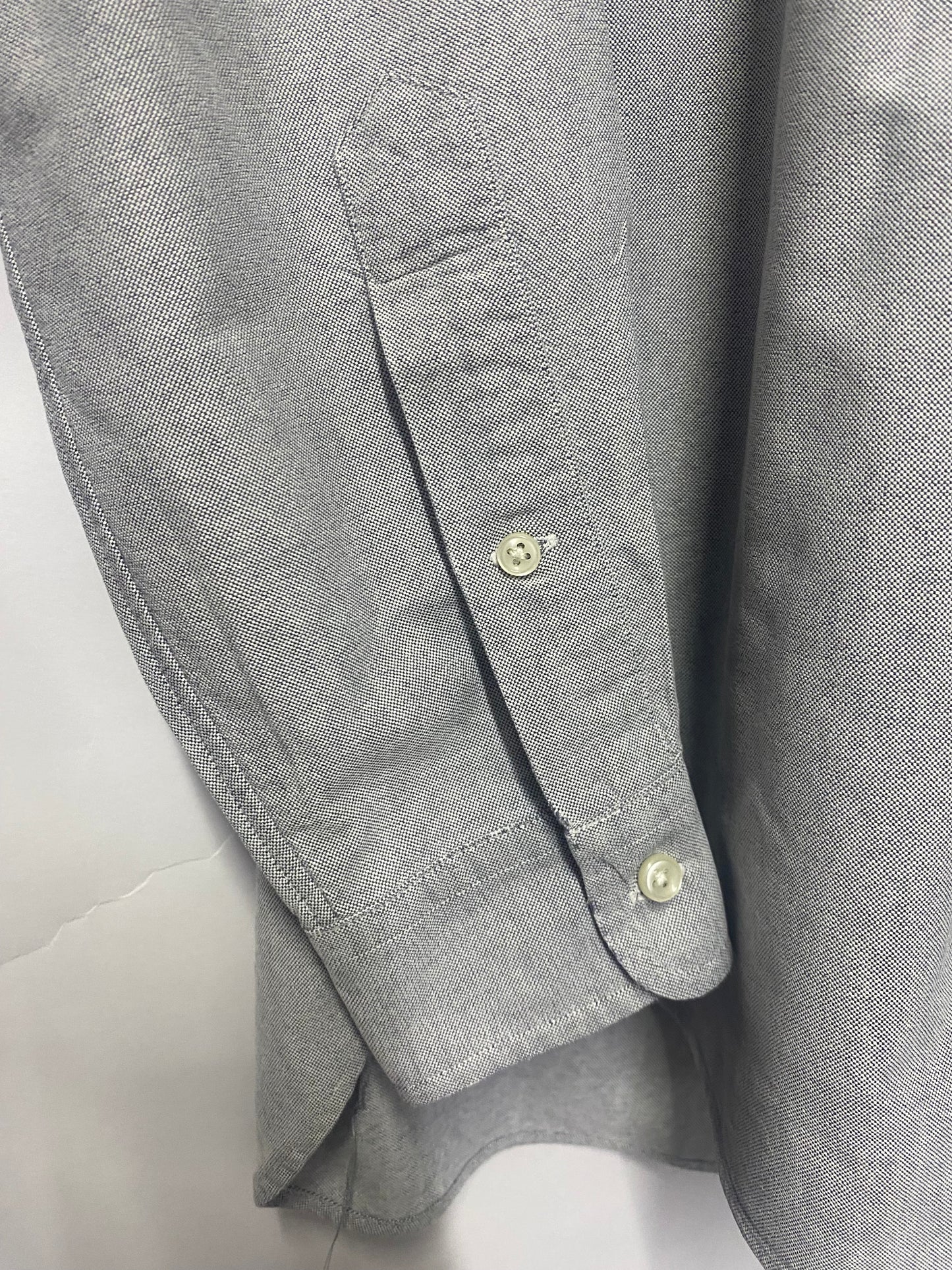 Ralph Lauren Grey Cotton Fitted Shirt Small