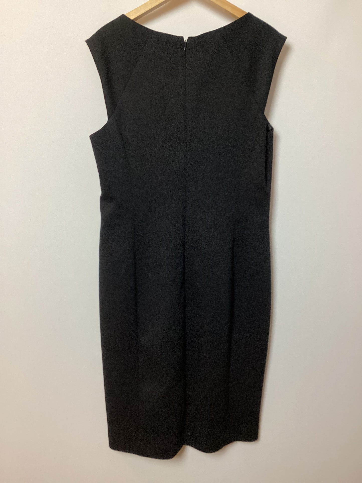 Tahari Stretch Black Dress Size 16