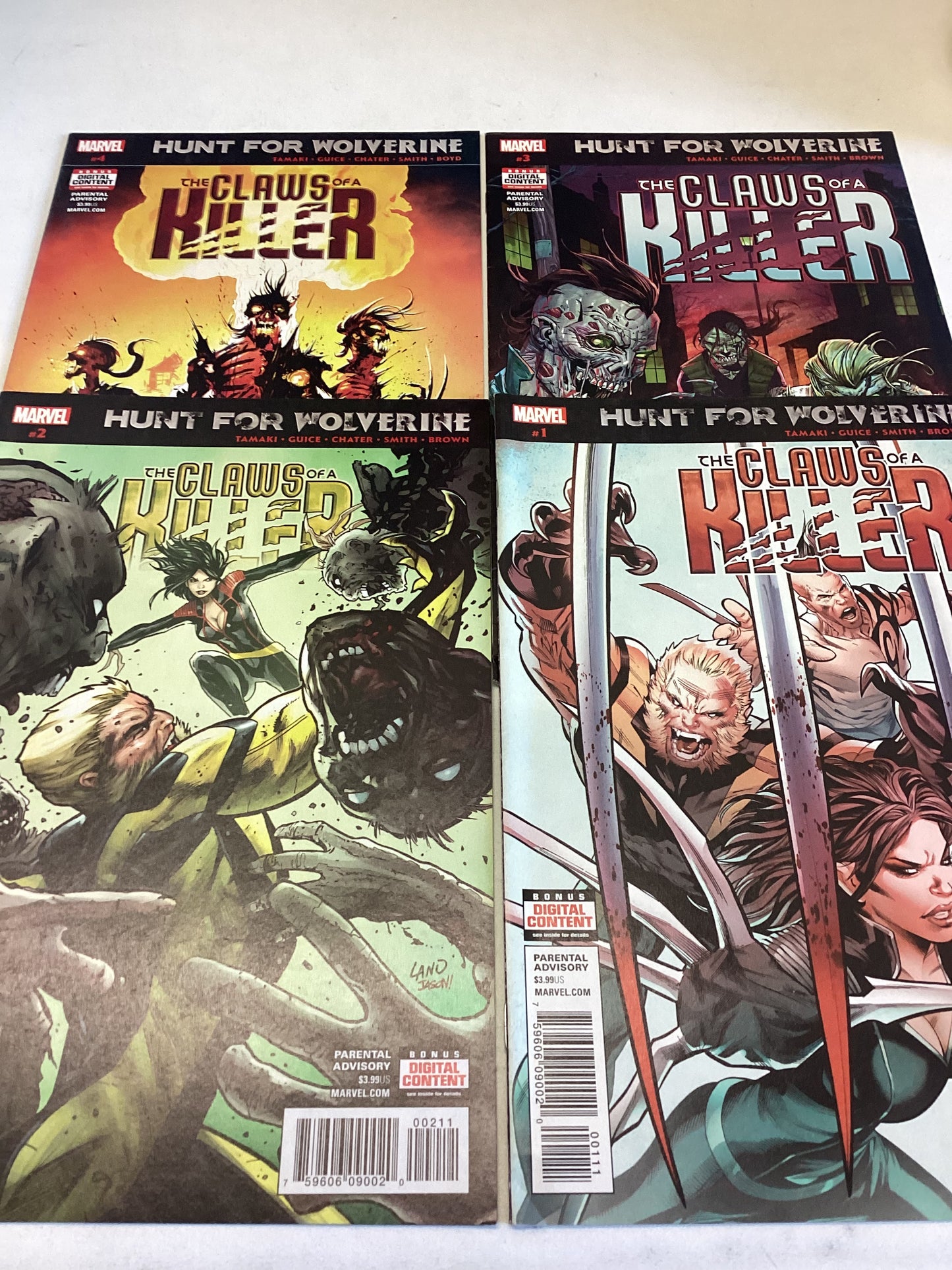 Hunt For Wolverine 1-4  The Claws of A Killer
